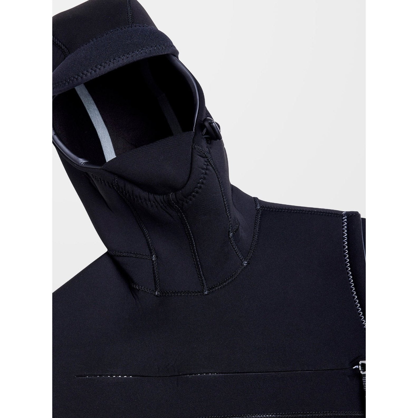 Modulator 5/4/3mm Hooded Chest Zip Wetsuit - Mens Wetsuit - Black - ManGo Surfing