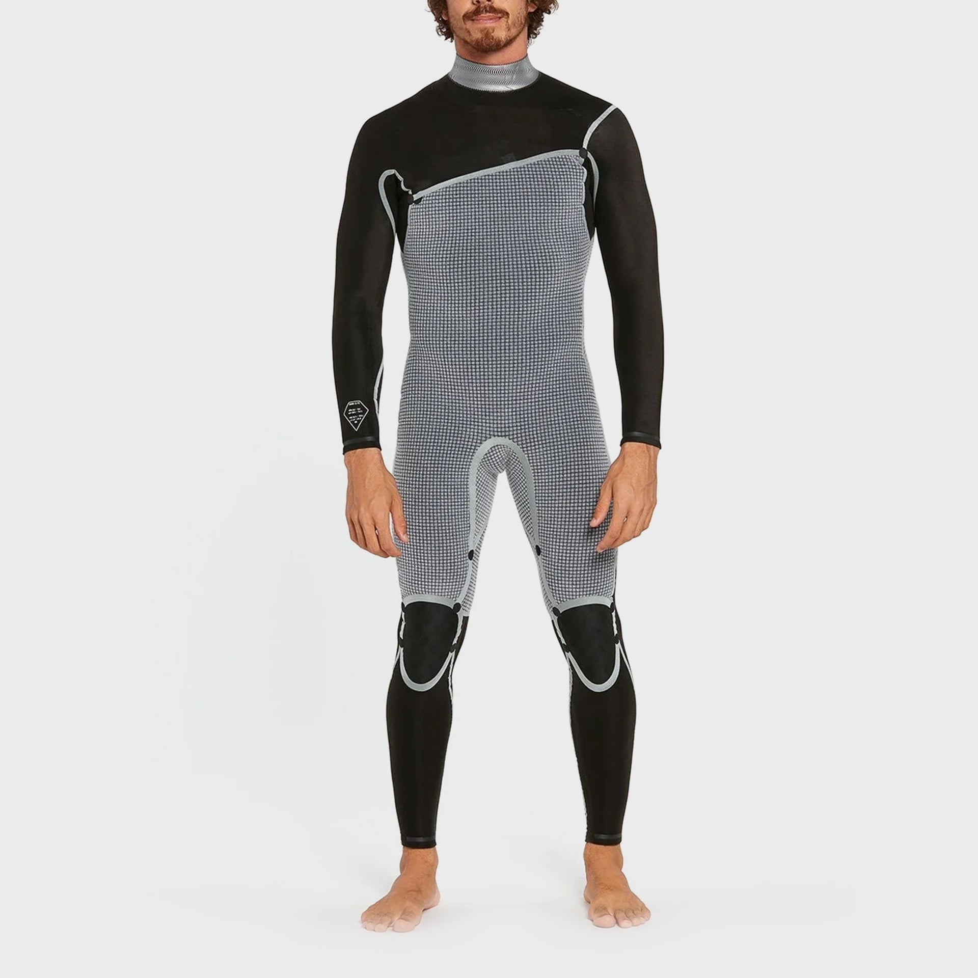 Volcom Modulator 3/2 Mens Chest Zip Wetsuit - Black - ManGo Surfing