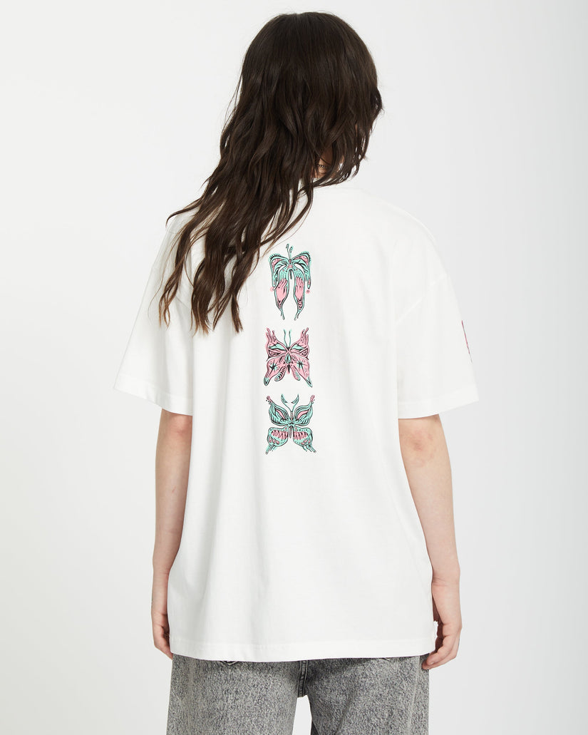 Volcom Womens Alix 3 T-Shirt - Snow White - ManGo Surfing