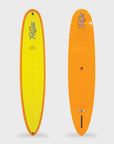 McCoy All Round Malibu XF Sunrise Polish Longboard - Yellow/Orange
