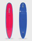 McCoy All Round Malibu XF Sunset Polish Longboard - Pink/Blue