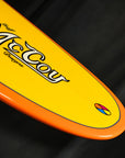 McCoy All Round Malibu XF Sunrise Polish Longboard - Yellow/Orange