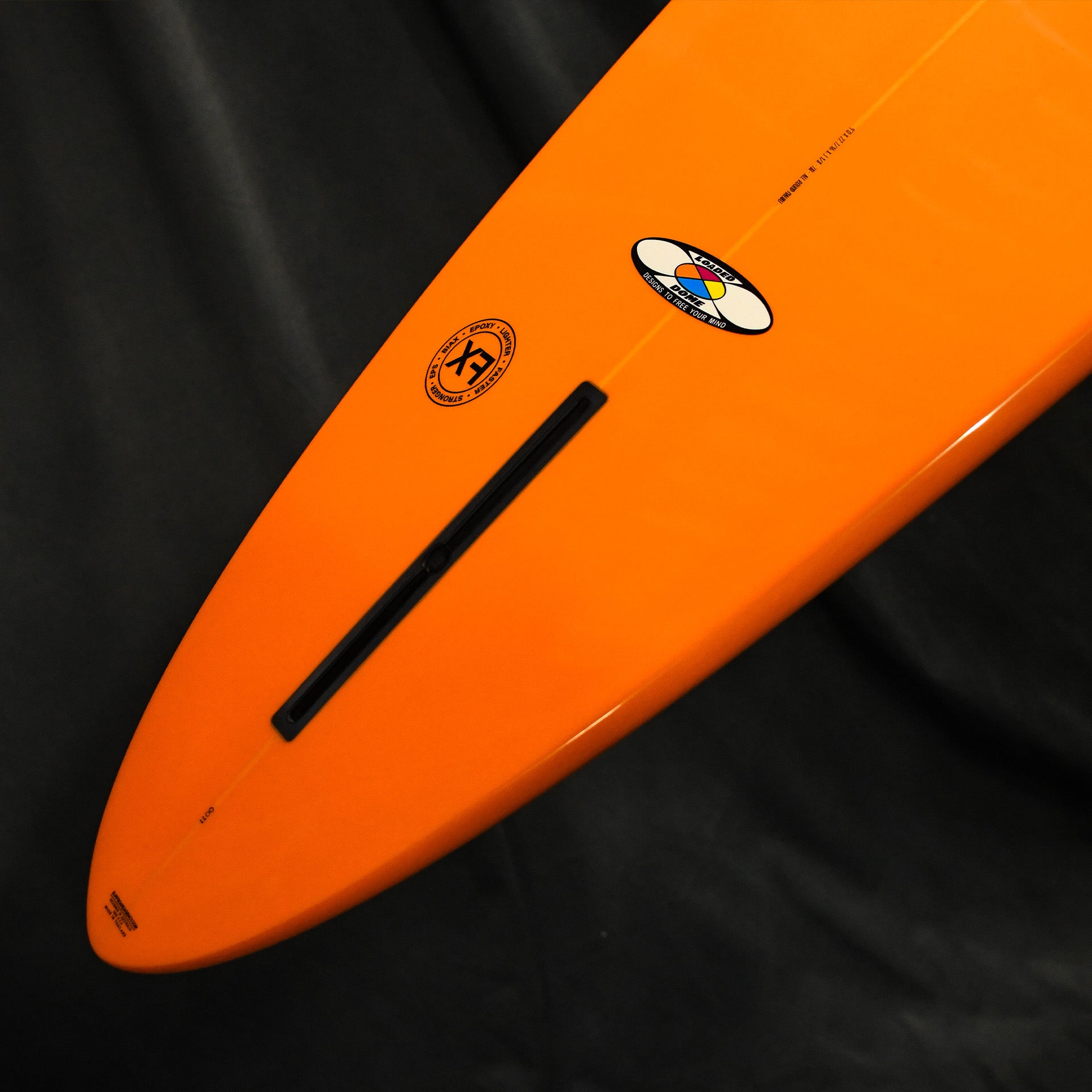 McCoy All Round Malibu XF Sunrise Polish Longboard - Yellow/Orange