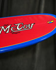 McCoy All Round Malibu XF Sunset Polish Longboard - Pink/Blue