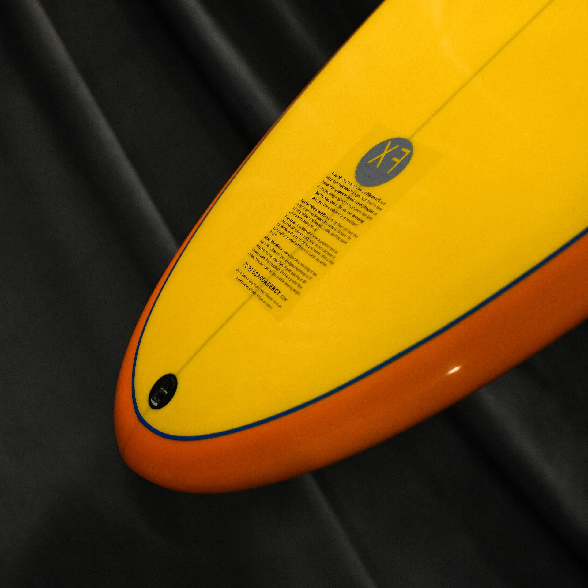 McCoy All Round Nugget 3F FCSII XF Sunrise Polish Surfboard - Yellow