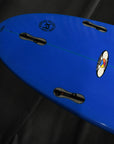 McCoy All Round Nugget 3F FCS II XF Sunset Polish Surfboard - Pink/Blue