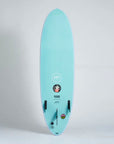 Mick Fanning Alley Cat Supersoft Surf10 Plug+ Screw Thru 2F - Sky/Teal - ManGo Surfing