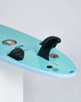 Mick Fanning Alley Cat Supersoft Surf10 Plug+ Screw Thru 2F - Sky/Teal - ManGo Surfing