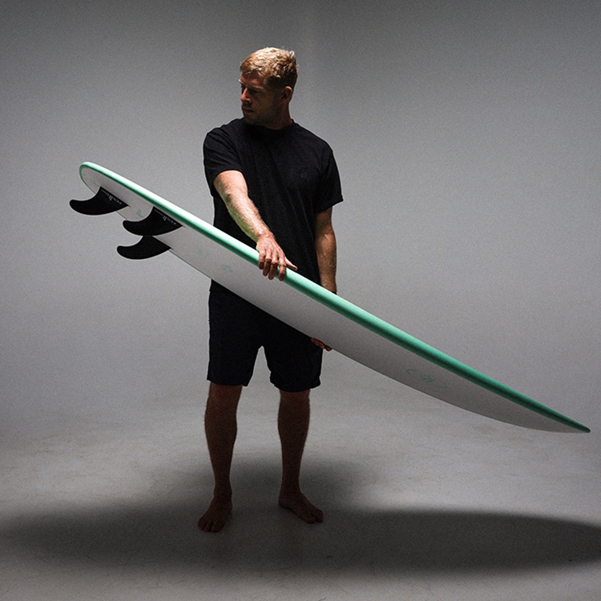 Mick Fanning Beastie Epoxy Pro (FCSII 3F) Surfboard - Ice - ManGo Surfing