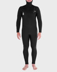 Volcom Mens Modulator 4/3mm Hooded Chest Zip Wetsuit - Black - ManGo Surfing