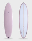Aloha Twin Pin PU Tint Polish Surfboard 3F (Future) - Mushroom