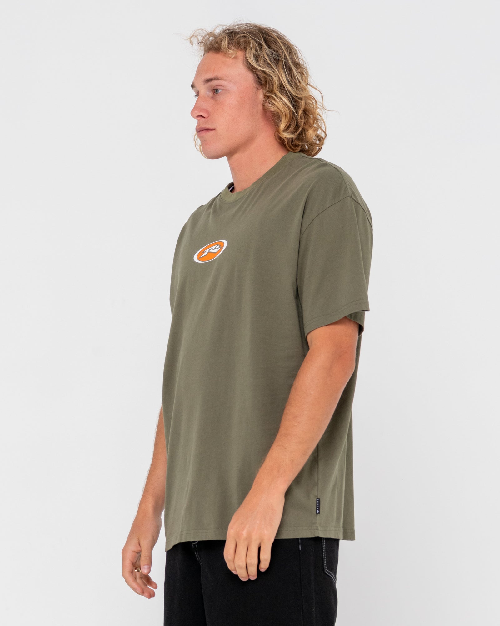 Rusty Irie Eye Short Sleeve T-Shirt - Savanna