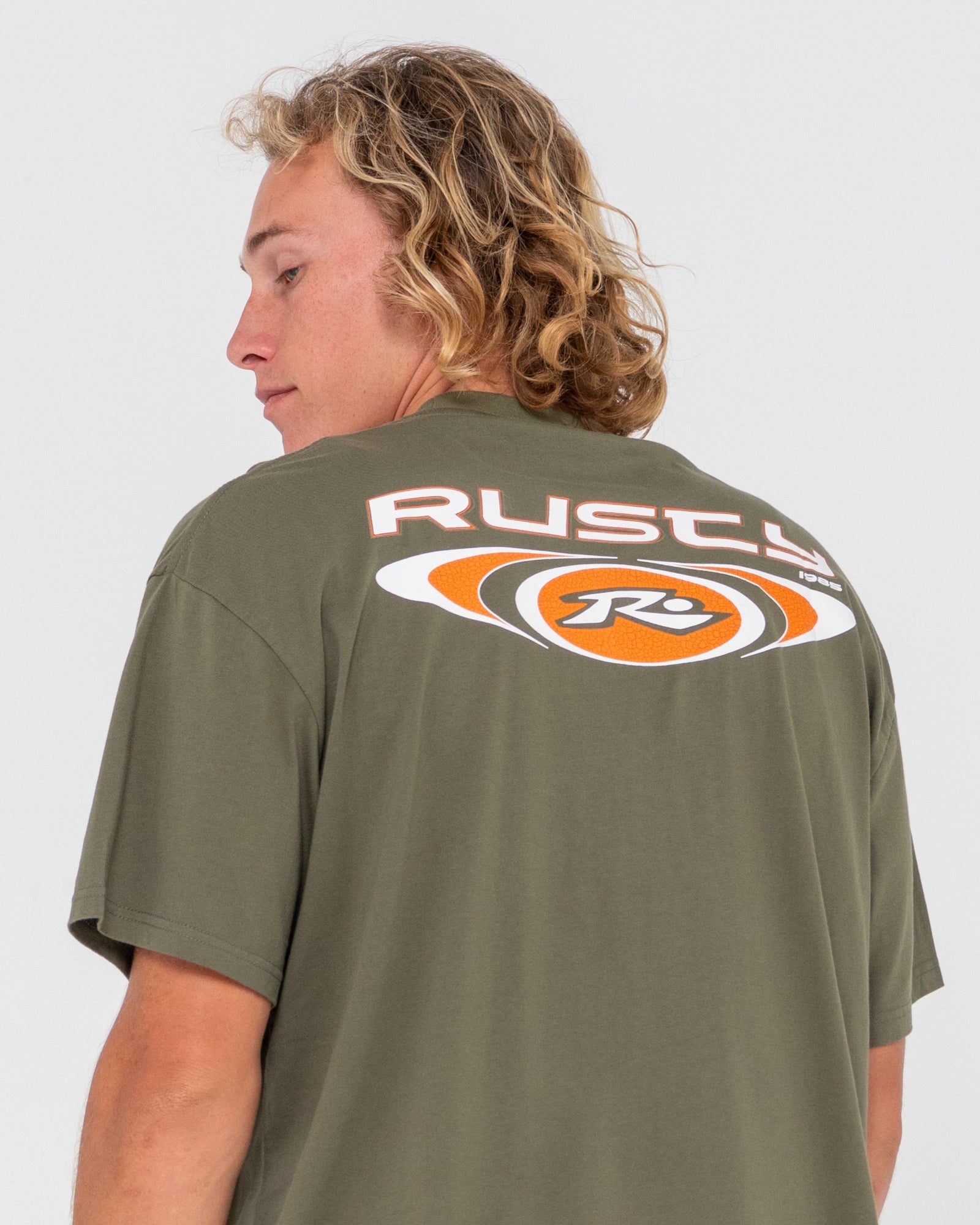 Rusty Irie Eye Short Sleeve T-Shirt - Savanna