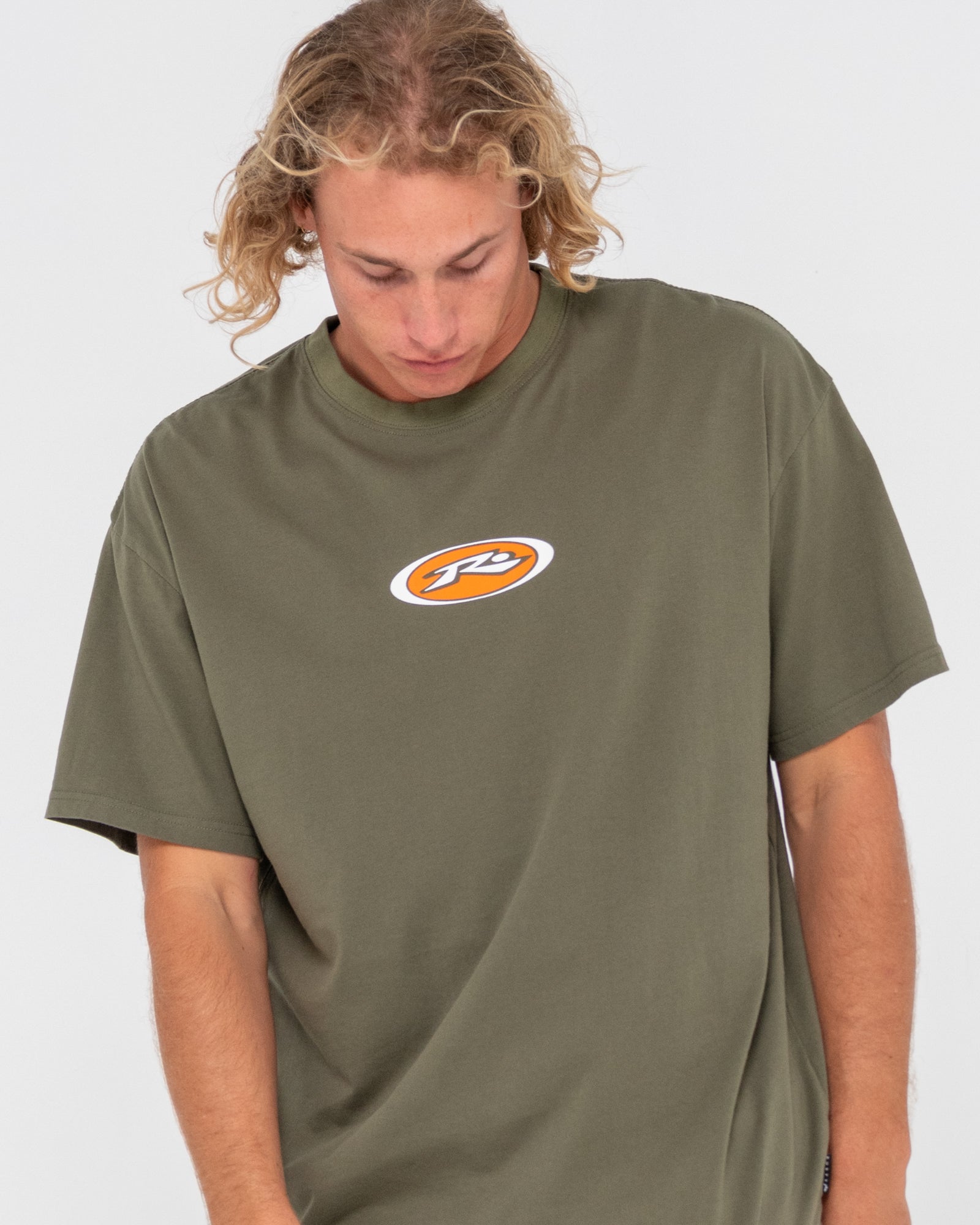 Rusty Irie Eye Short Sleeve T-Shirt - Savanna