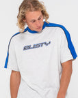 Rusty Straight Shooter Short Sleeve T-Shirt - Ecru Marle