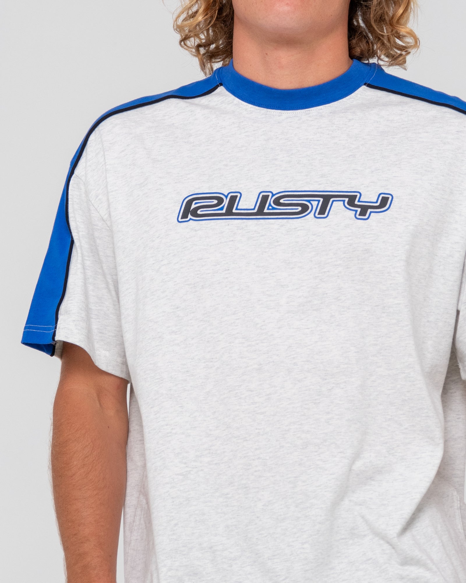 Rusty Straight Shooter Short Sleeve T-Shirt - Ecru Marle