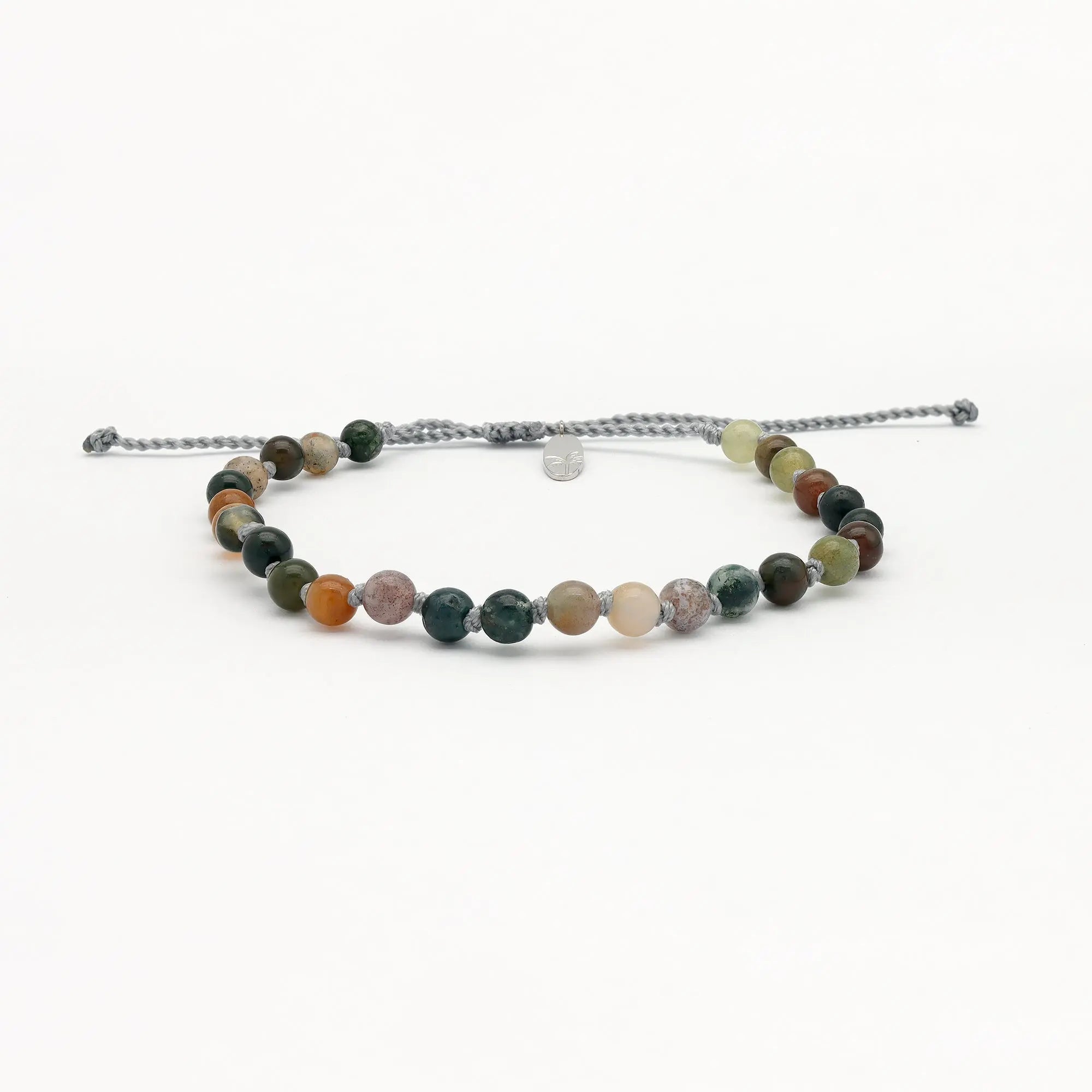 Pineapple Island Kekuatan Indian Agate Gemstone Bracelet - India Agate