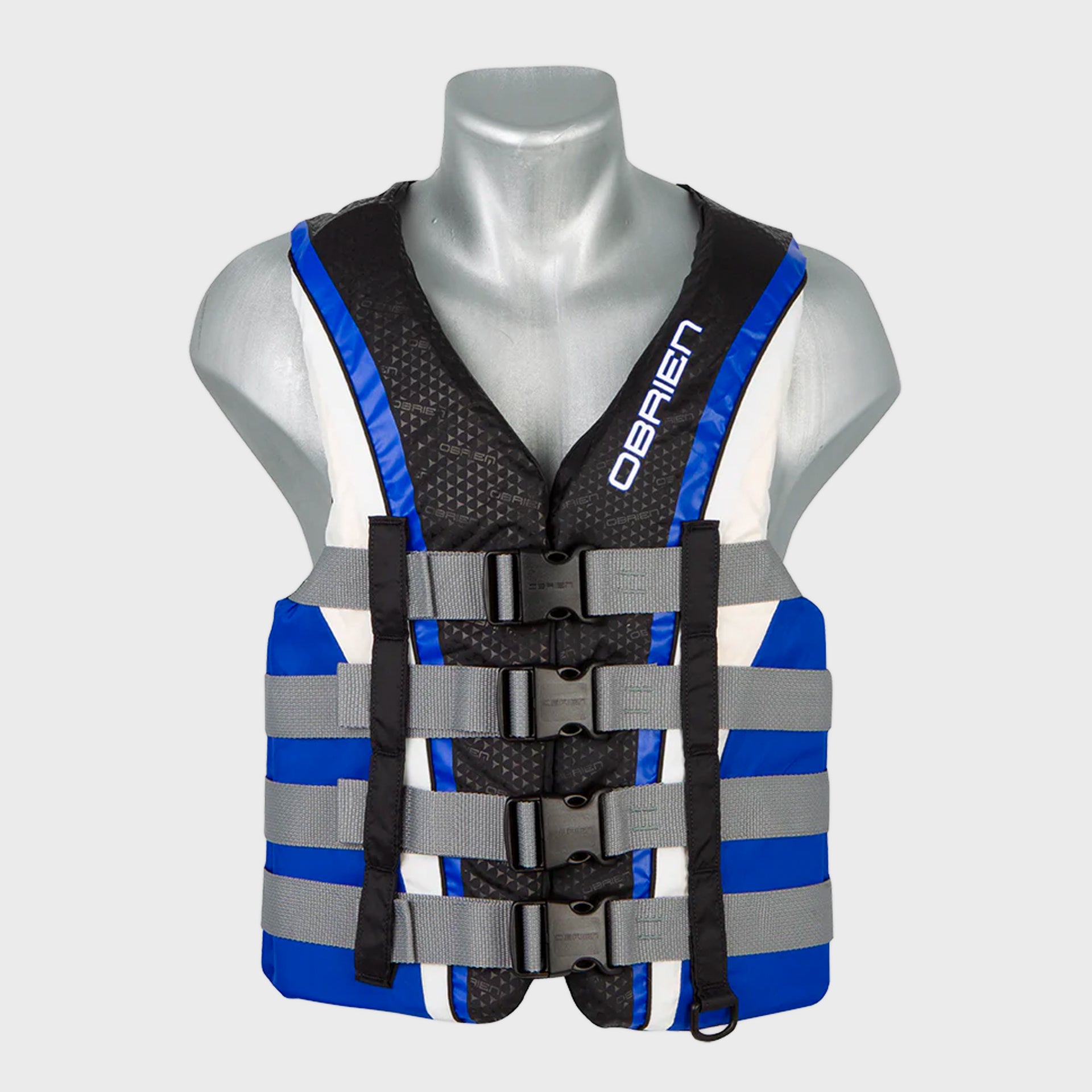 O'Brien 4 Belt Promo Nylon Vest - Blue/Black - ManGo Surfing