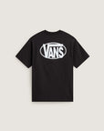Vans Mens Oval Logo Loose Short Sleeve T-Shirt - Black