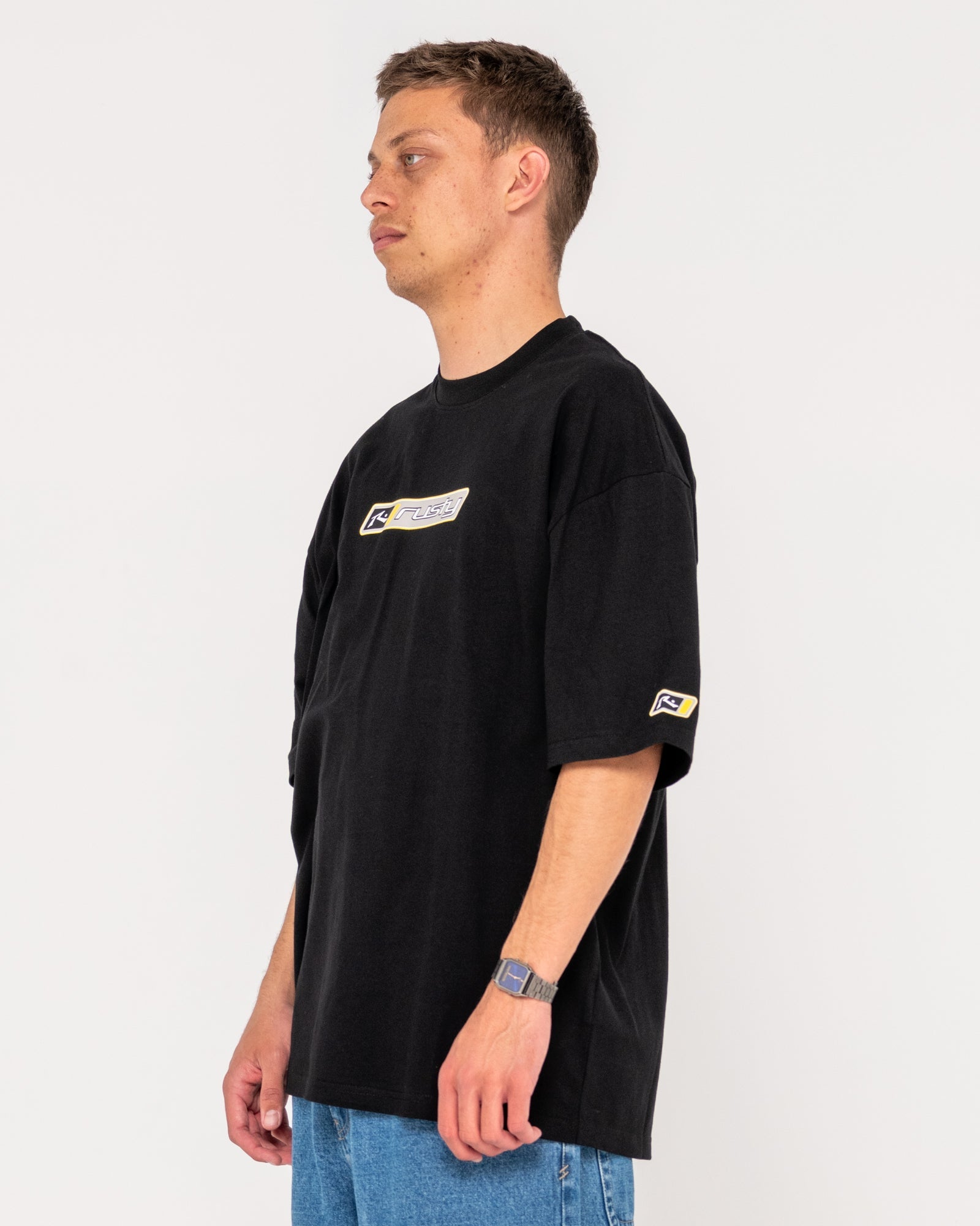 Rusty Shifter Short Sleeve T-Shirt - Black