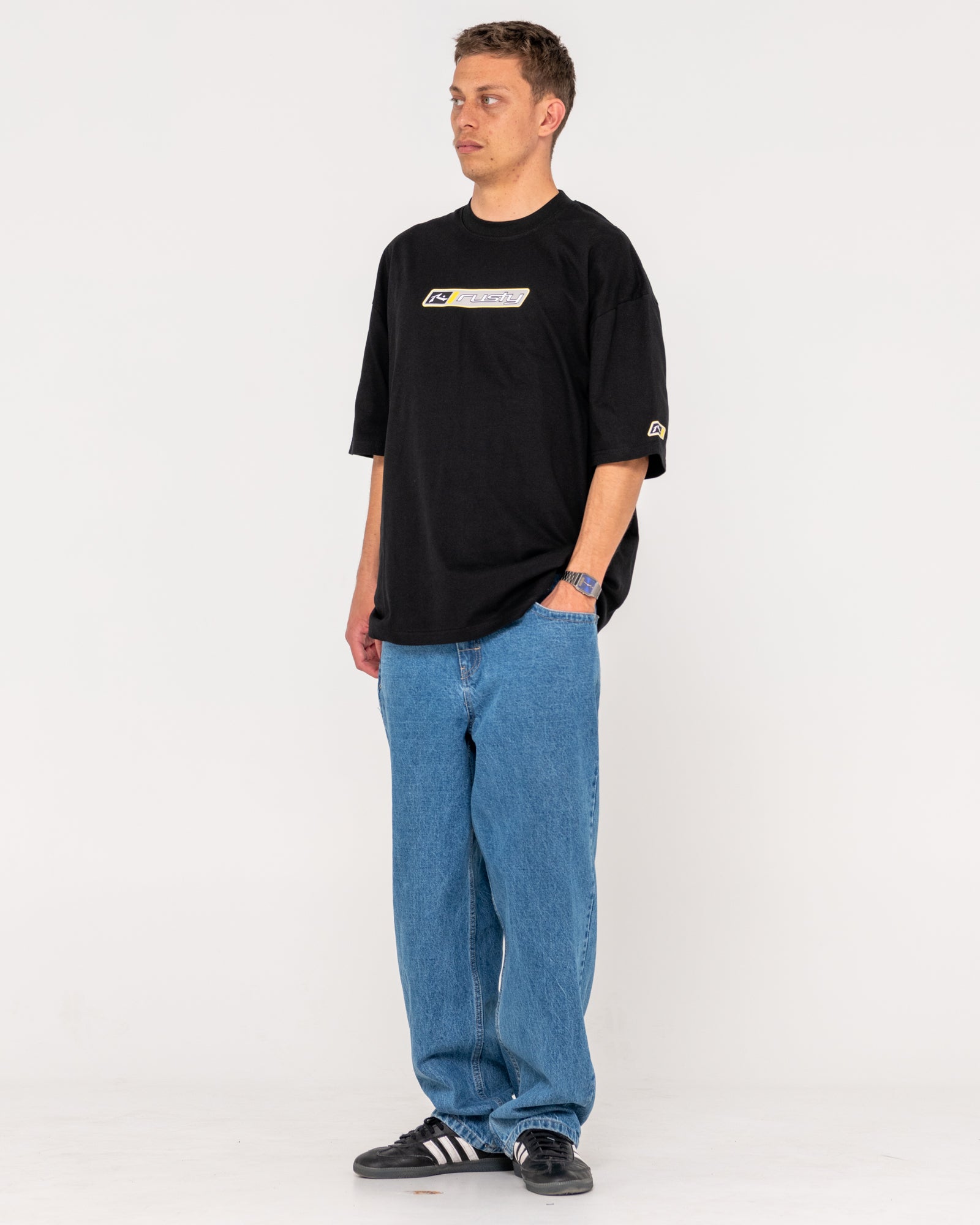 Rusty Shifter Short Sleeve T-Shirt - Black