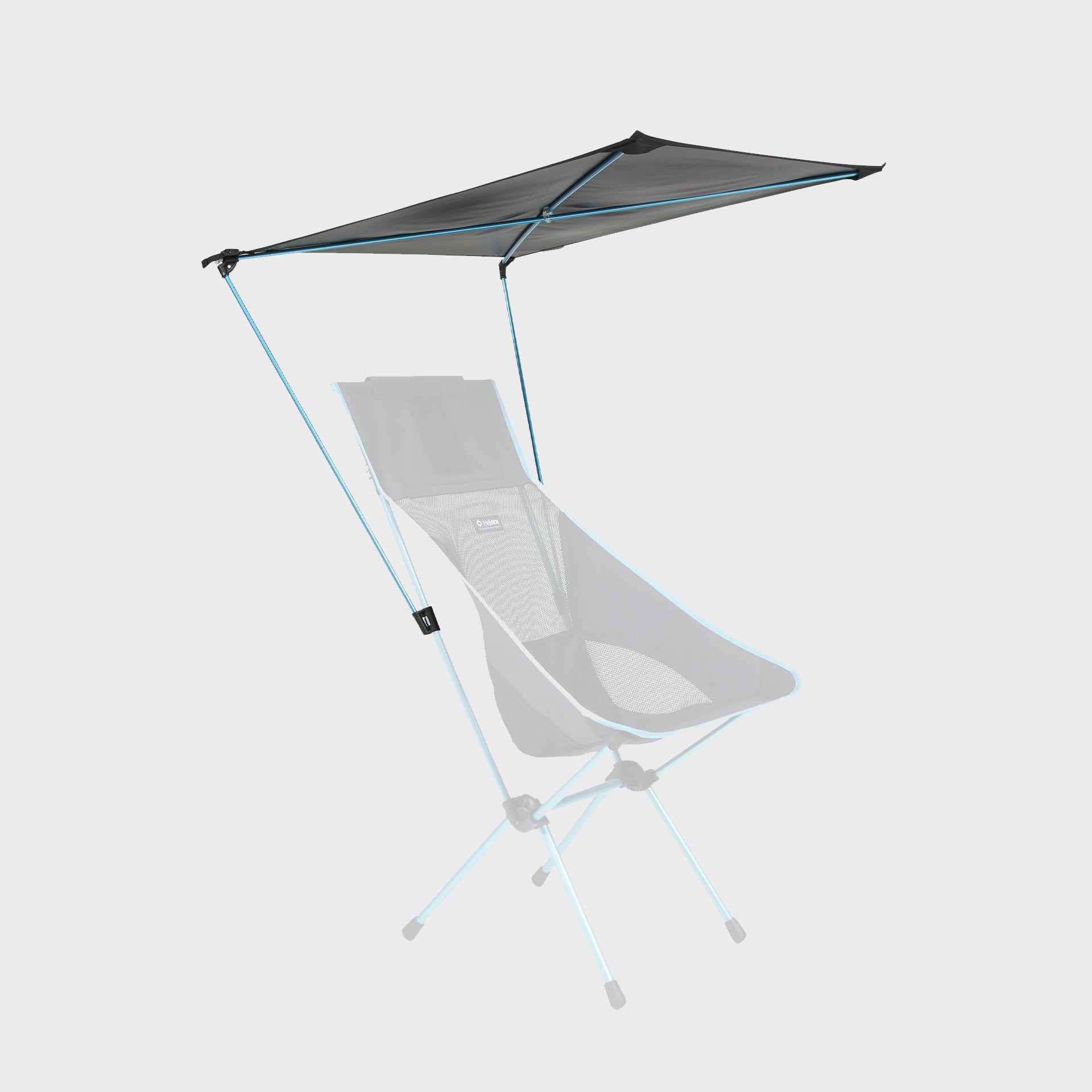 Helinox Personal Shade for Chair - Black/Cyan Blue - ManGo Surfing