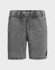 Pit Viper Mens Acid Wash Court Shorts - Grey - ManGo Surfing