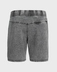 Pit Viper Mens Acid Wash Court Shorts - Grey - ManGo Surfing