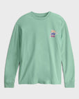 Pit Viper Mens Racing Long Sleeve T-Shirt - Green - ManGo Surfing