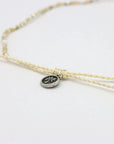 Pineapple Island Kualoa Troca Shell Beaded Necklace - Cream