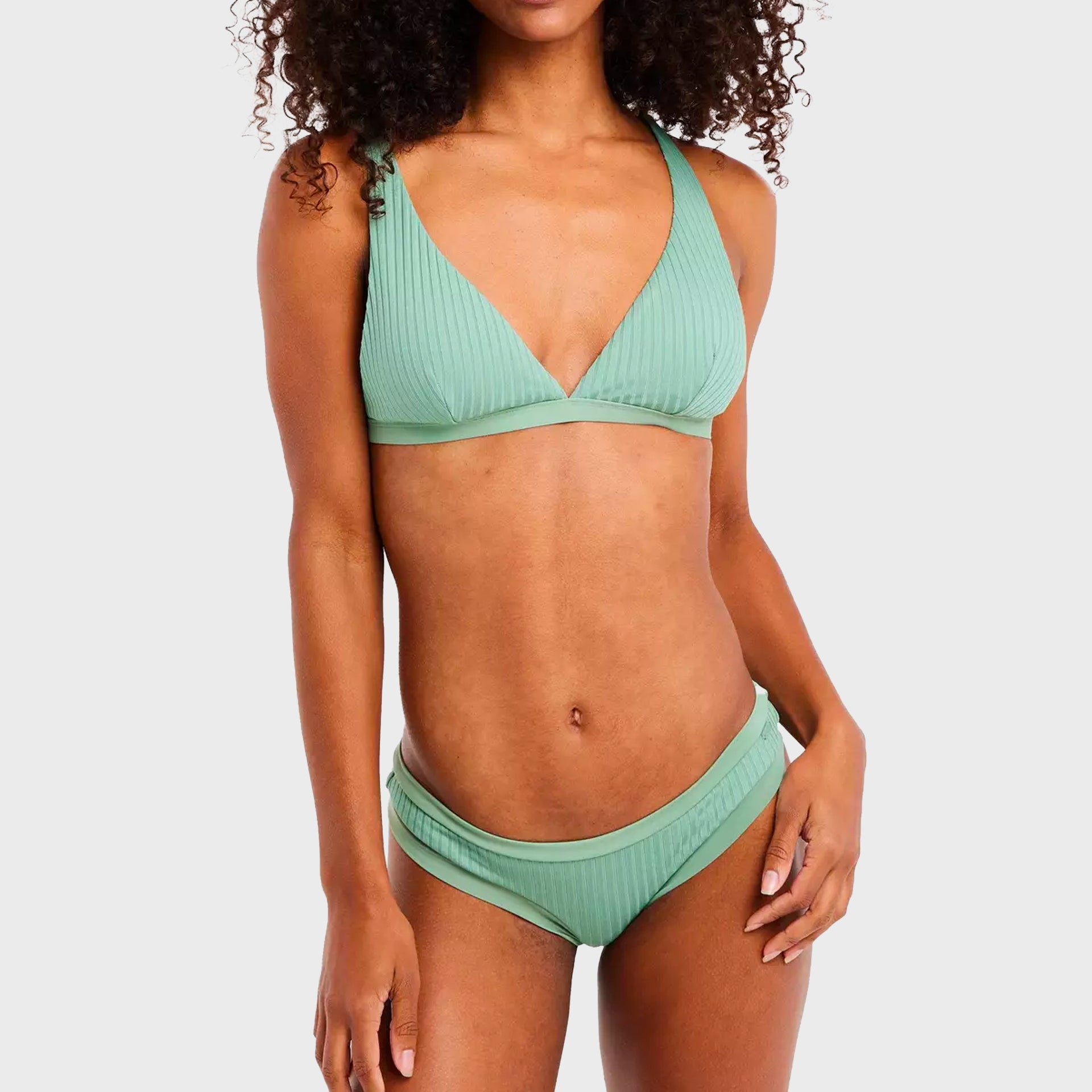 Protest Bight Womens  Triangle Bikini- Green Baygreen - ManGo Surfing