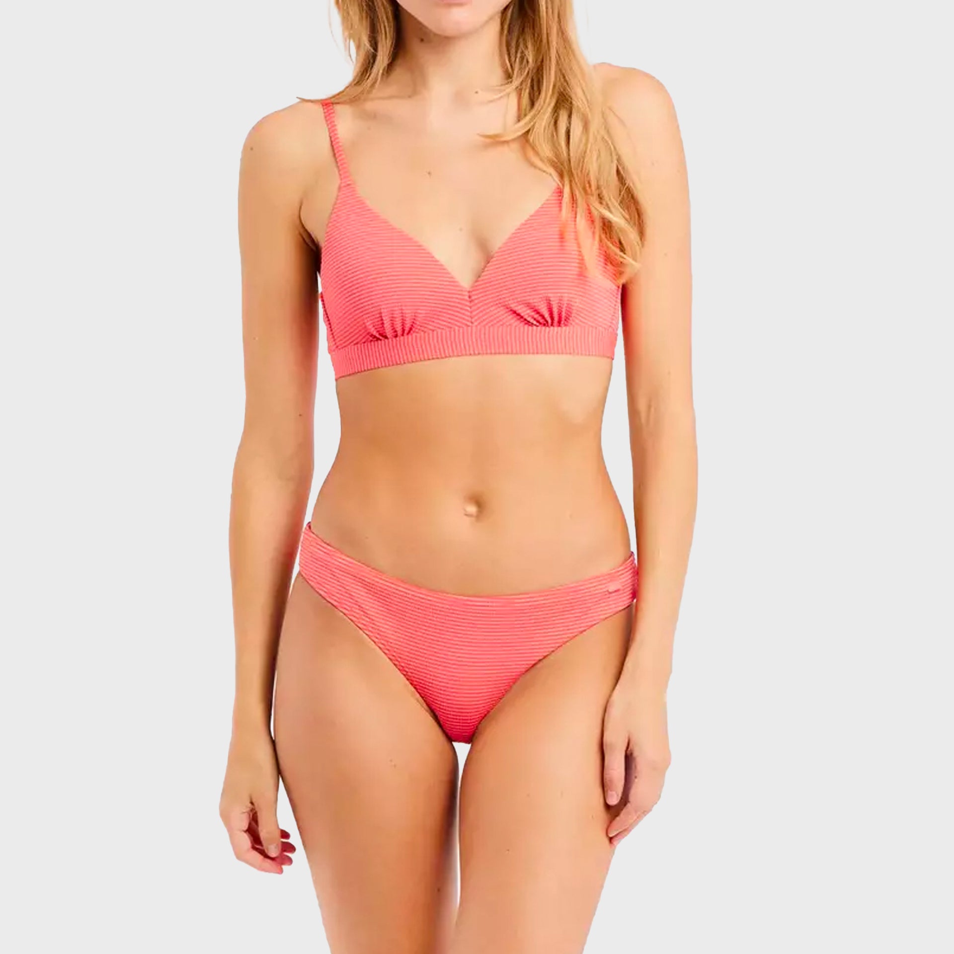 Protest Brita 23 Womens Triangle Bikini - Sugarcoral Pink - ManGo Surfing