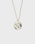 Pura Vida Crystal Wave Coin Necklace - ManGo Surfing