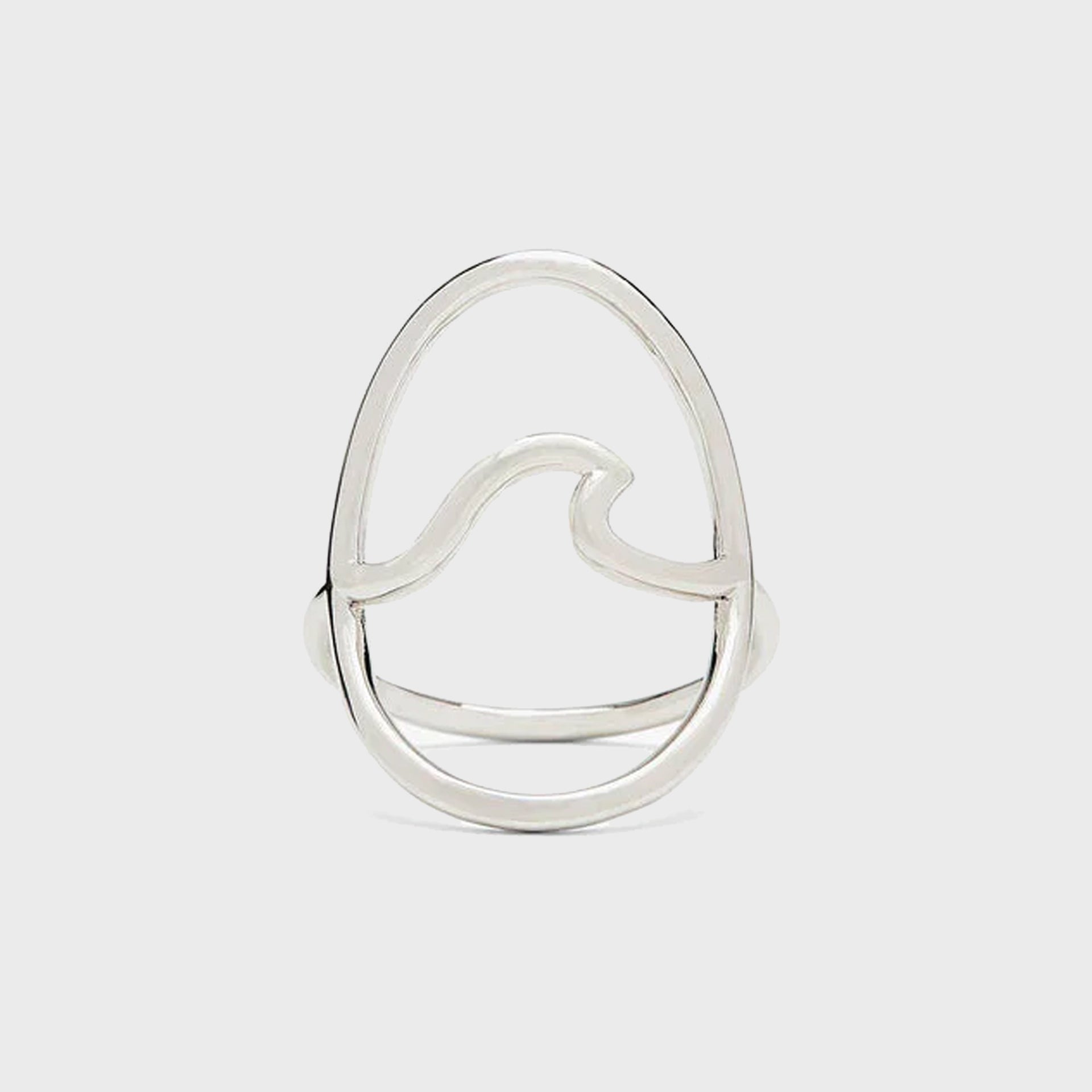 Pura Vida Large Wave Ring - Silver - ManGo Surfing