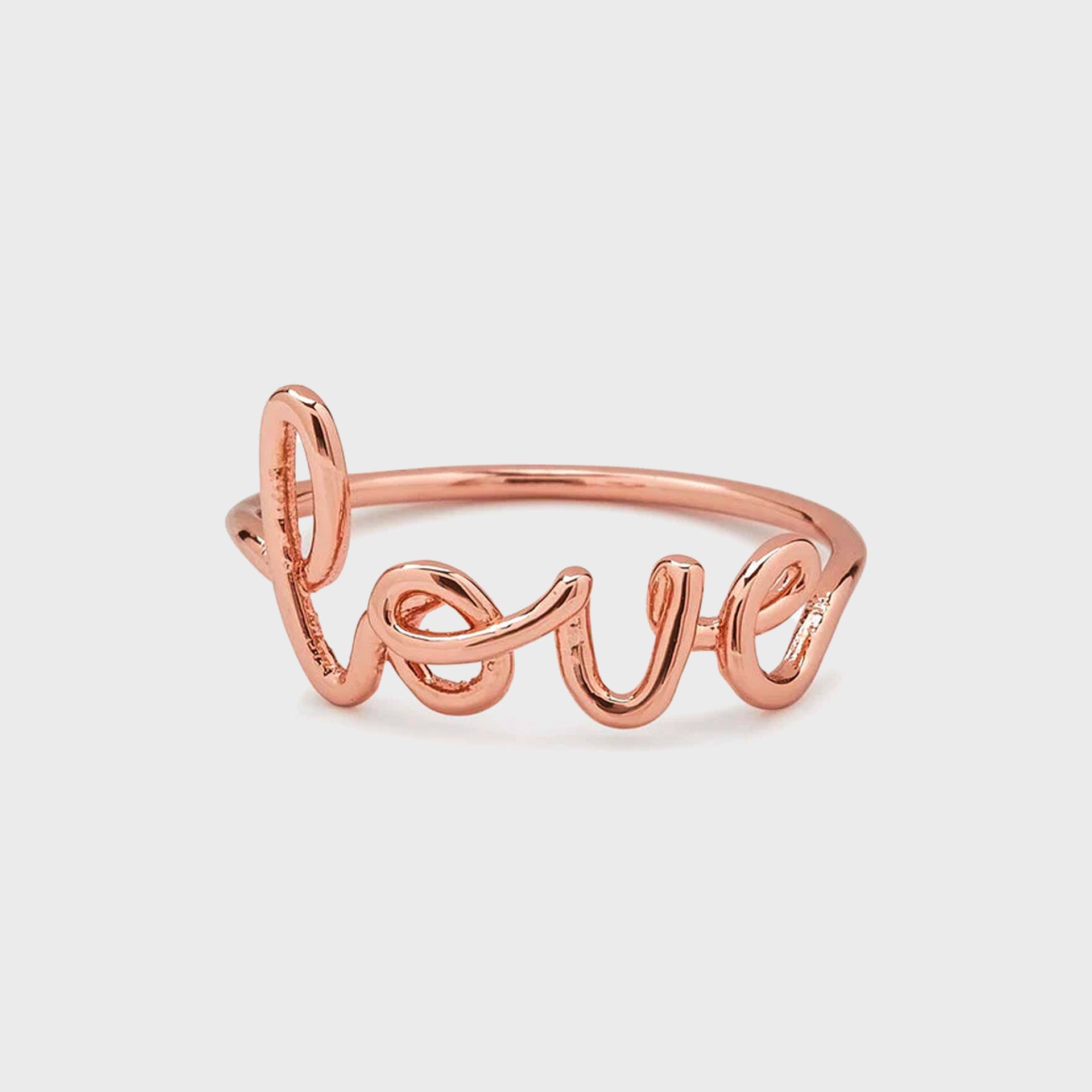 Pura Vida Love Wire Wrap Ring - Rose Gold - ManGo Surfing