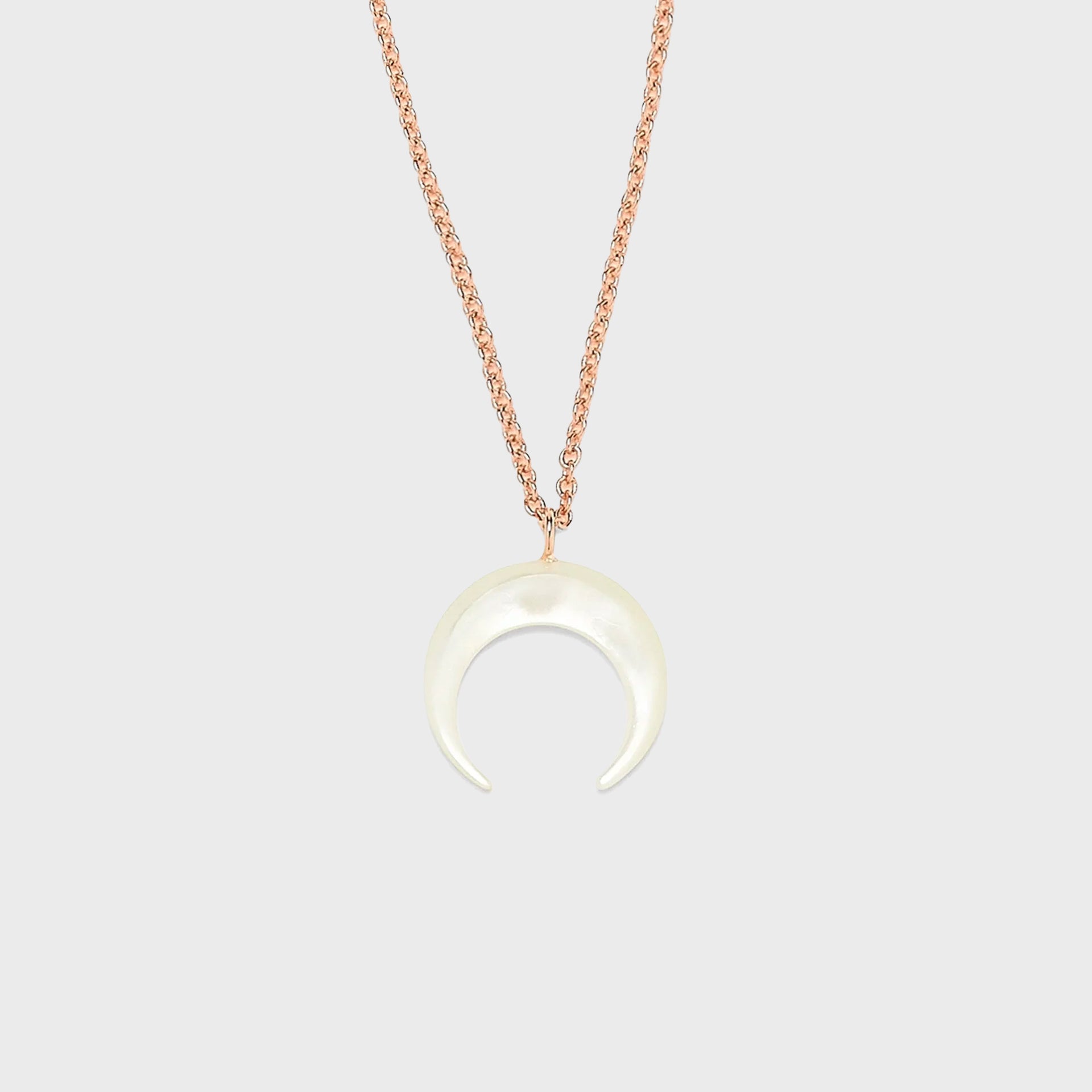 Pura Vida Pearl Crescent Mood Necklace - Rose Gold - ManGo Surfing