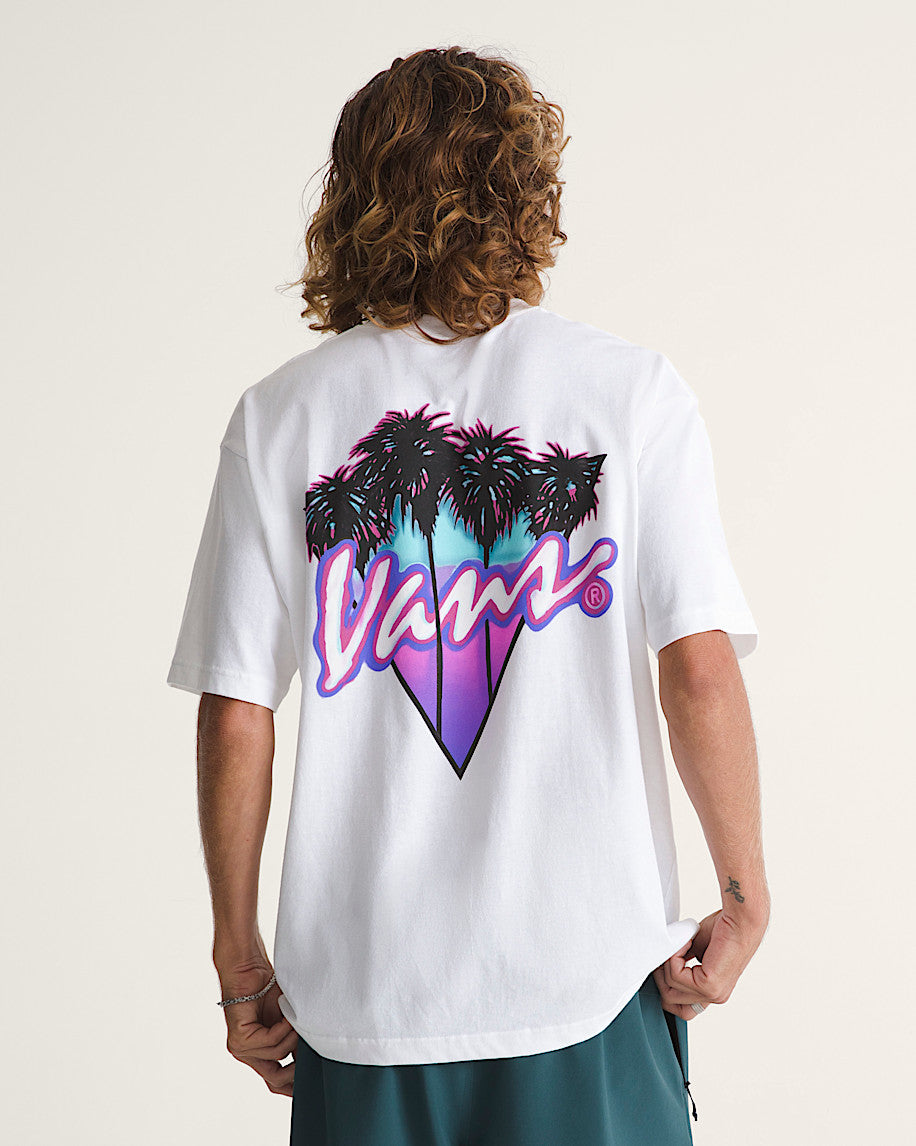 Vans Mens Palm Drive Short Sleeve T-Shirt - White