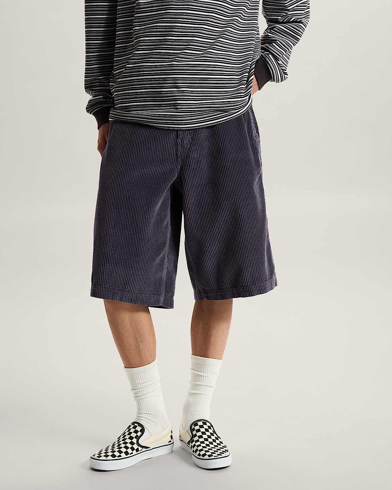 Vans Mens Premium Cord Shorts - Steel Shadow