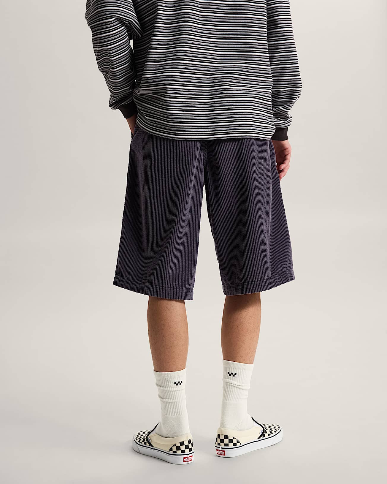 Vans Mens Premium Cord Shorts - Steel Shadow
