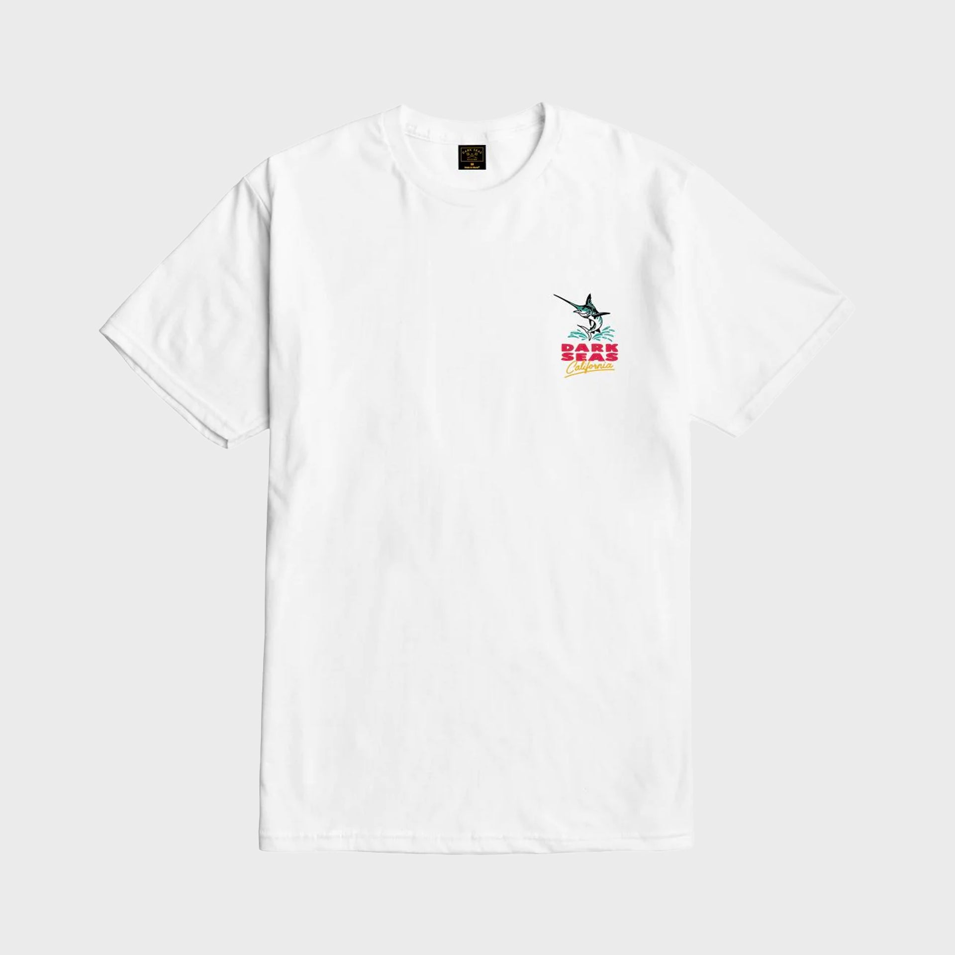 Dark Seas California T-Shirt - White - ManGo Surfing