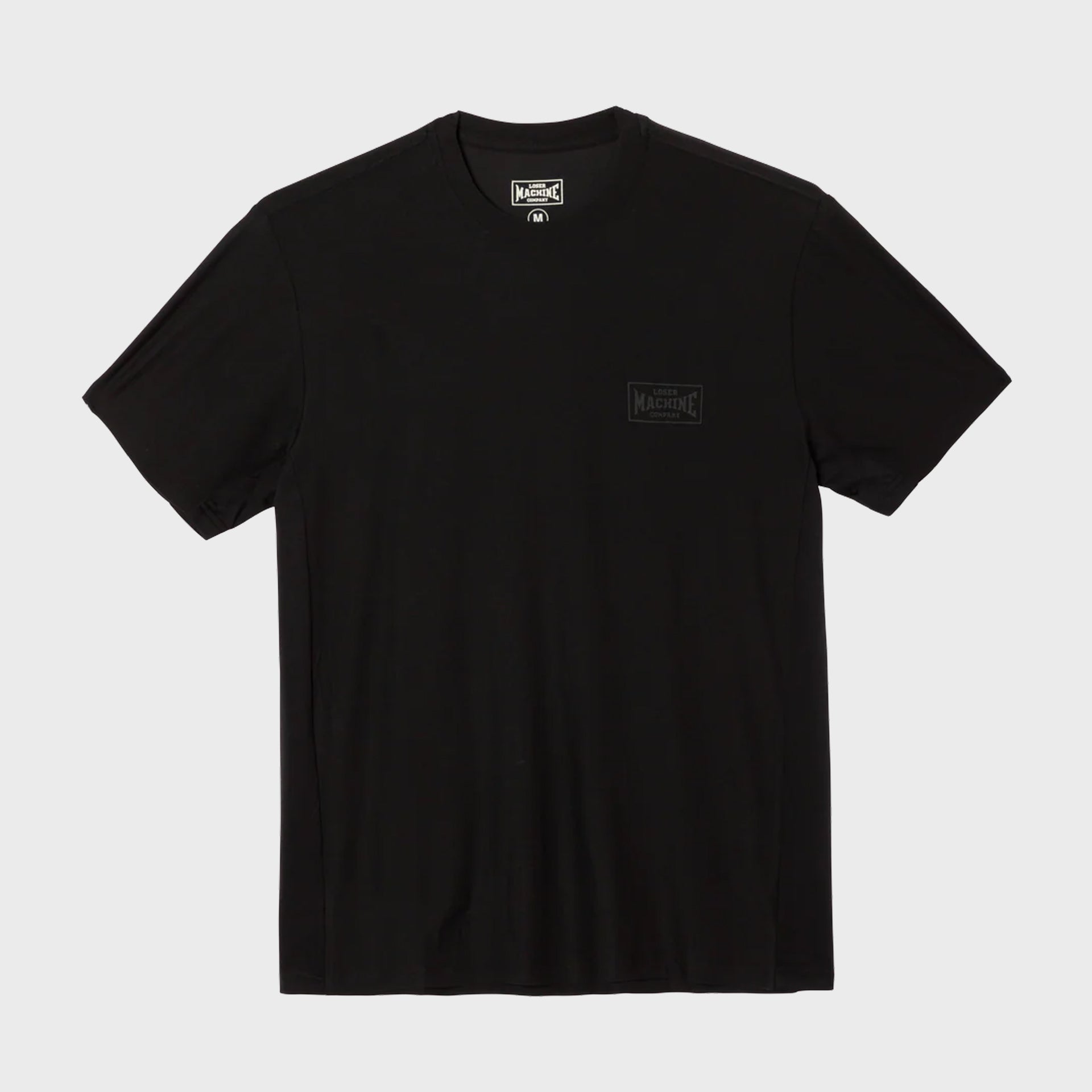 Loser Machine Too Hard Knit Short Sleeve T-Shirt - Black - ManGo Surfing