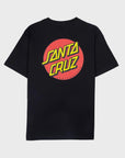 Santa Cruz Ladies Classic Dot Chest T-Shirt - Black