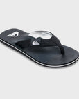 Quiksilver Mens Molokai Layback Sandals - Black Connect - ManGo Surfing