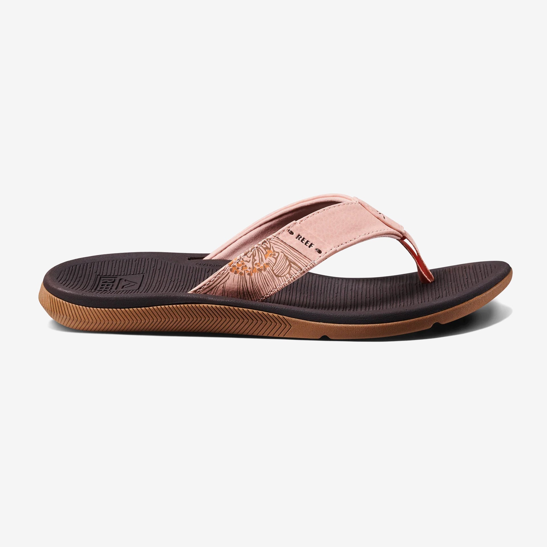 Reef Womens Santa Ana Flip Flops - Peach Parfait - ManGo Surfing