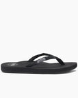 Reef Womens Ginger Flip Flops - Black/Black