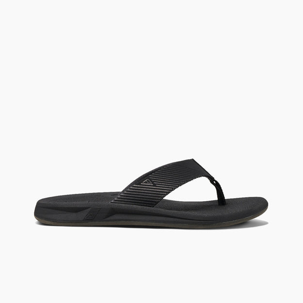 Reef Mens Phantom II Flip Flops - Black/Black - ManGo Surfing