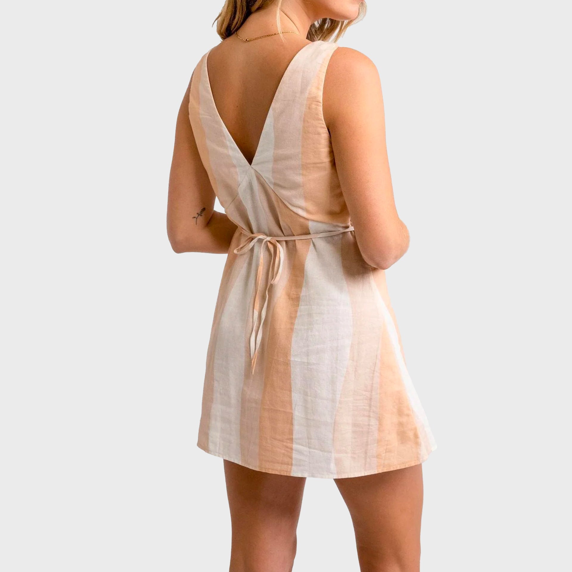 Rhythm Sundown Womens Mini Dress - Coral Sands - ManGo Surfing