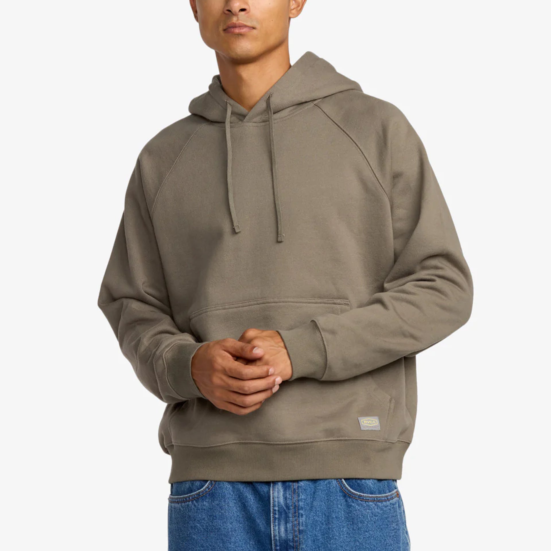 RVCA Mens Dayshift Hoodie - Mushroom
