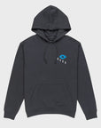 RVCA Mens Keep Growing Pullover Hoodie - Garage Blue