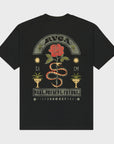 RVCA Mens Roses Poster T-Shirt - Black